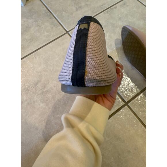 Birdies Women's Blackbird Pink Grey Slip On Fabric Knit Shoes Size 10 Flats - Picture 7 of 9